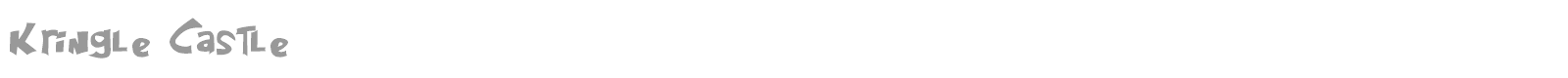 Kringle Castle font preview
